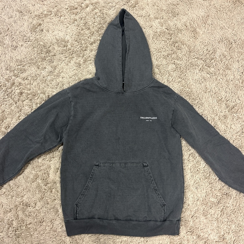 TALENTLESS Charcoal Hoodie